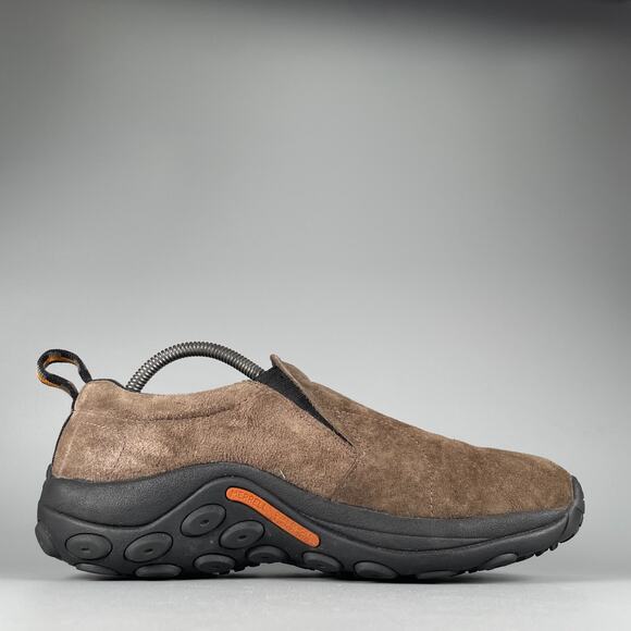 Merrell Jungle Moc Men\'s 8.5 Gunsmoke Suede Slip On Casual Hiking Shoes Loafers main image 4